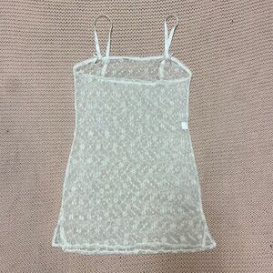 ✰ white lace sheer camisole ✰